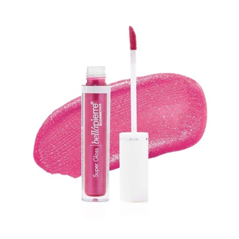 Bellapierre New Super Gloss Richly Pigmented Mineral Lip Gloss 100% Natural Formulation Non-Toxic and Paraben Free Long