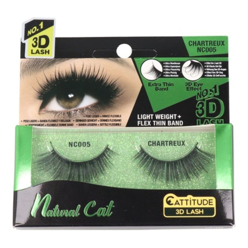 Ebin New York Natural Cat Lash Chartreux - False Eyelashes