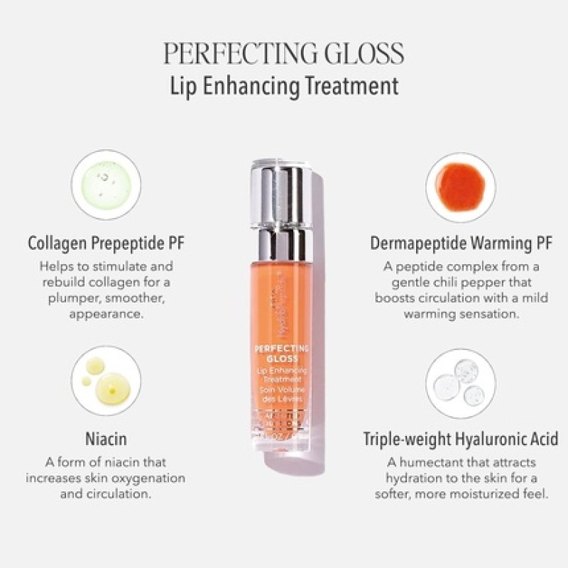 Hydropeptide Perfecting Gloss Lip Enhancing Treatment Long-Lasting Volume