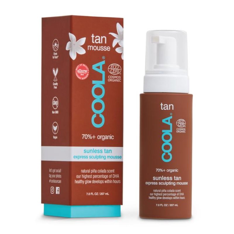 Coola LLC ORGANIC SUNLESS TAN EXPRESS SCULPTING MOUSSE