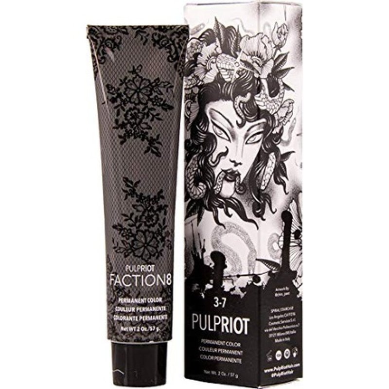 Pulp Riot Faction 8 Permanent Hair Color 3-7 Matte 2oz