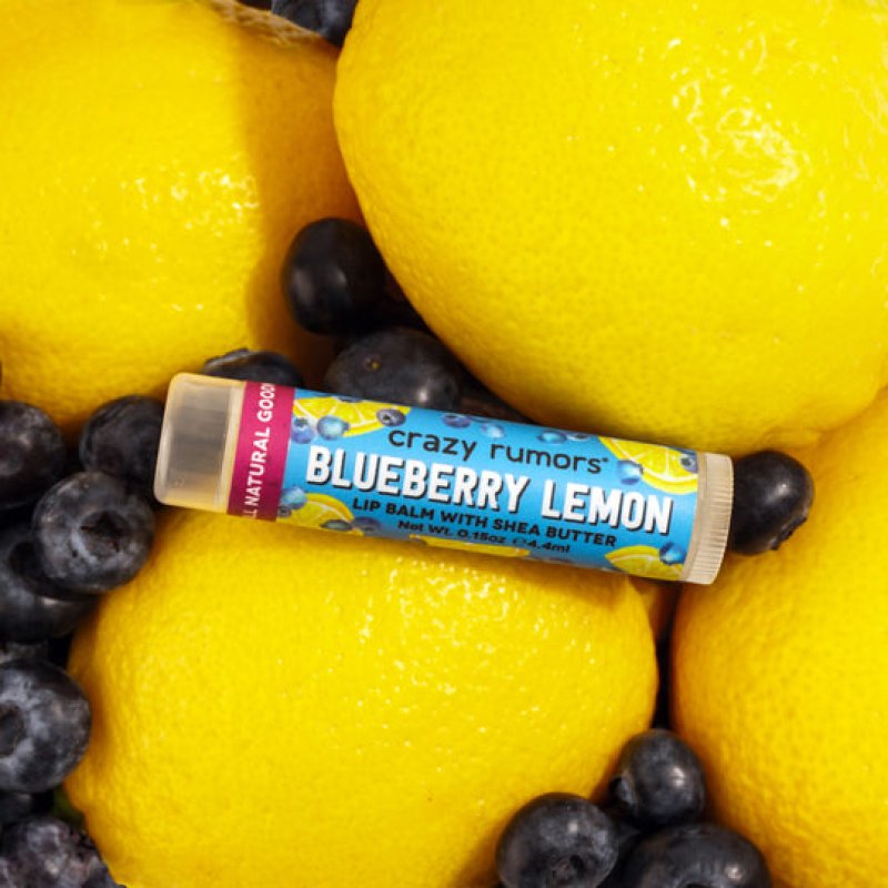 Crazy Rumors Blueberry Lemon baume pour les lèvres Beaume pour les lèvres Unisexe 4,4 ml