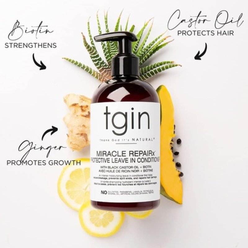 Tgin Miracle Repairx Protective Leave-In Conditioner for Natural Dry Hair