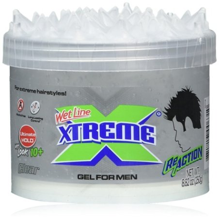 Xtreme Reaction Clear Styling Hair Gel Wetline Ultimate Hold 8.82oz