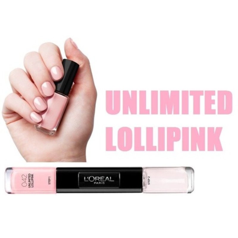 L'Oréal Paris Infallible Duo Gel Nail Polish 020 Fuschia For Life 10ml