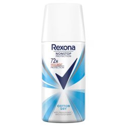 Rexona Nonstop Protection Mini Cotton Dry Deodorant Spray Antiperspirant With 72 Hours Protection