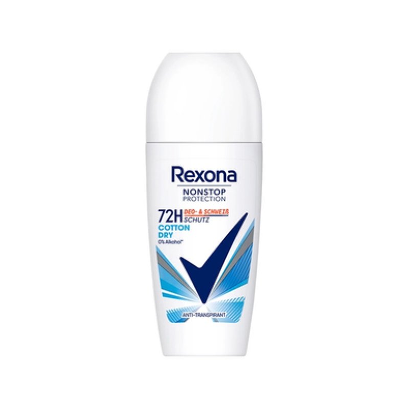 Rexona Antiperspirant Deodorant Roll-On Nonstop Protection Cotton Dry 50 Ml