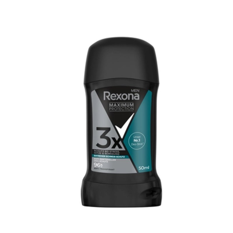 Rexona Men Maximum Protection Deodorant Stick Antibacterial Deodorant Protection Antiperspirant with 96 Hours Sweat and
