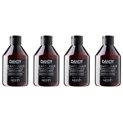 Dandy Beard And Hair Herbal Shampoo For Men With Argan Oil - 300ml - Pack Of 4
