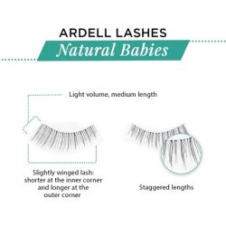 ARDELL Natural Babies Black 4 Pack 25g