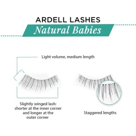 ARDELL Natural Babies Black 4 Pack 25g