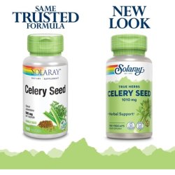 Solaray Celery Seed 100 Vegetarian Capsules