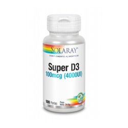 Solaray Super D3 4000 Iu 100 Pearls