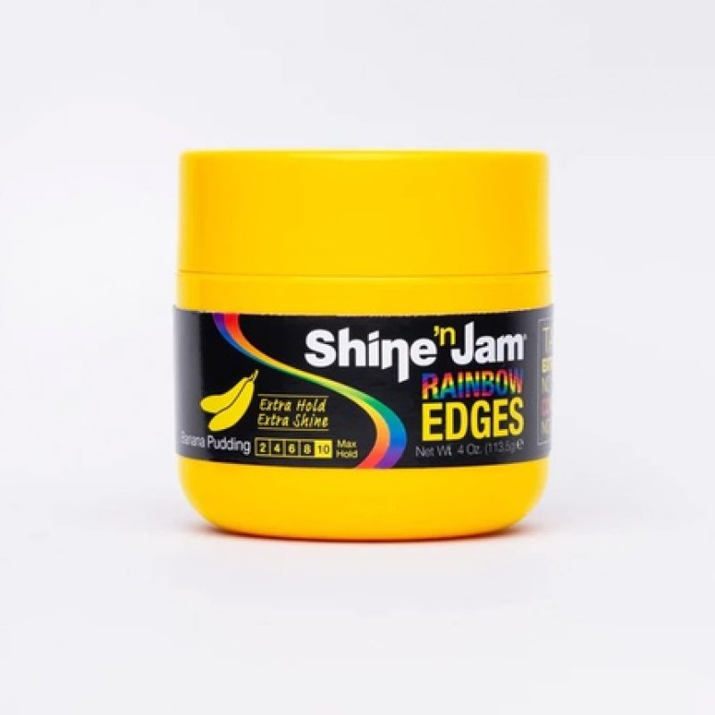 Shine 'N Jam/Rainbow Edges - Banana Pudding / 4oz Pack Of 1