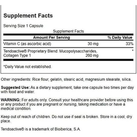 Swanson Tendon Support Formula with Tendofit 60 Capsules