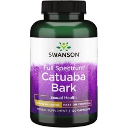Swanson Catuaba Bark 465mg Herbal Supplement 120 Capsules