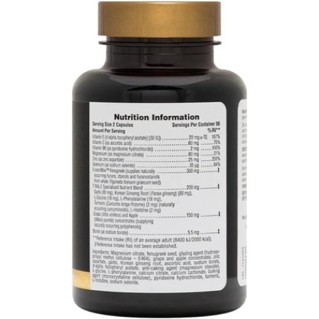 NaturesPlus T-Male Herbal Complex and Zinc Supplement Men's Energy Booster and Stamina 60 Capsules