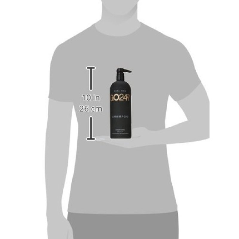 GO247 Real Men Shampoo 33.8 Fluid Ounce by On The Go