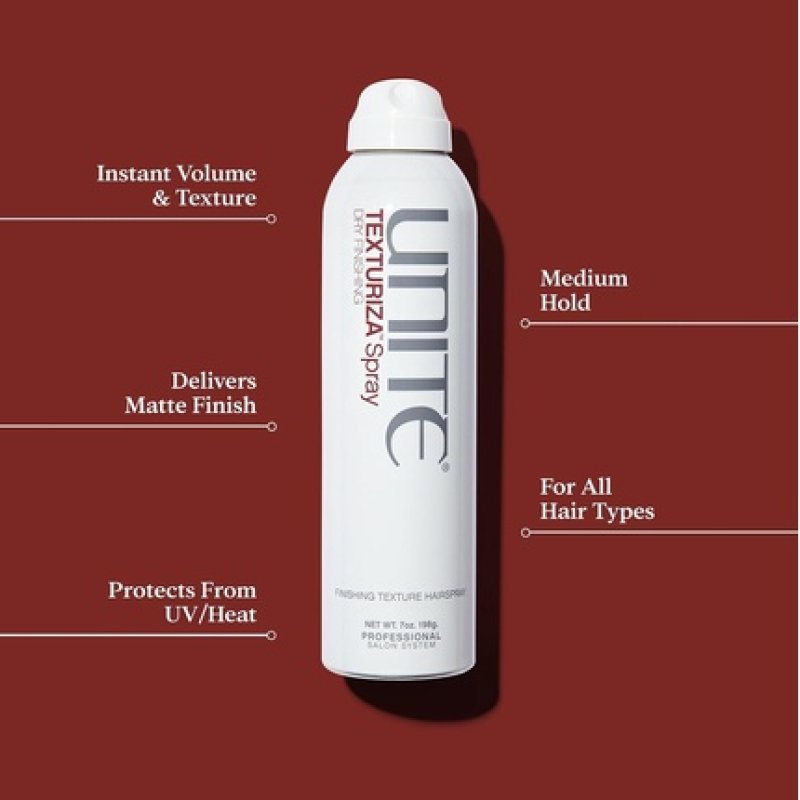 Unite Hair Texturiza Spray Dry Finishing Texturizer 7 Oz