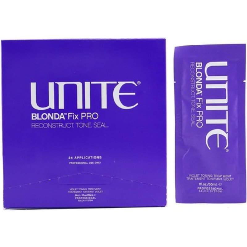 Unite Blonda Toning Fix Pro 24 x 30ml - Pack of 24