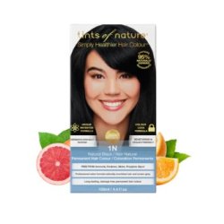Tints of Nature 1N Natural Black Permanent Hair Dye 130ml