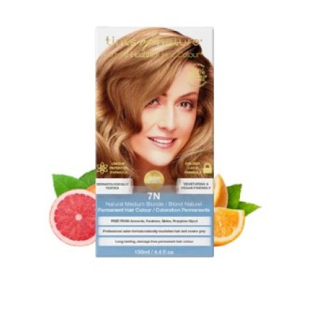 Tints of Nature 7N Natural Medium Blonde Permanent Hair Dye 130ml