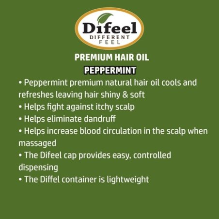 Difeel Premium Peppermint Oil Natural Hair Oil 235ml