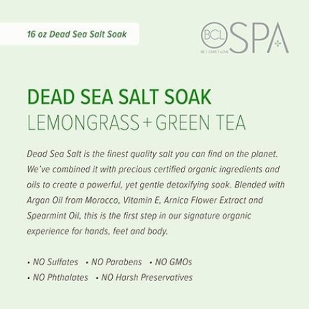 Bcl Spa Lemongrass & Green Tea 4-Step Skincare Starter Kit 16oz