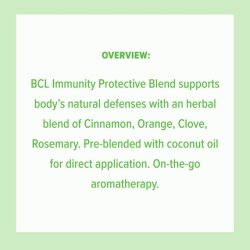 BCL Be Care Love Essential Oil Aromatherapy Roll-On Immunity 0.34 fl oz