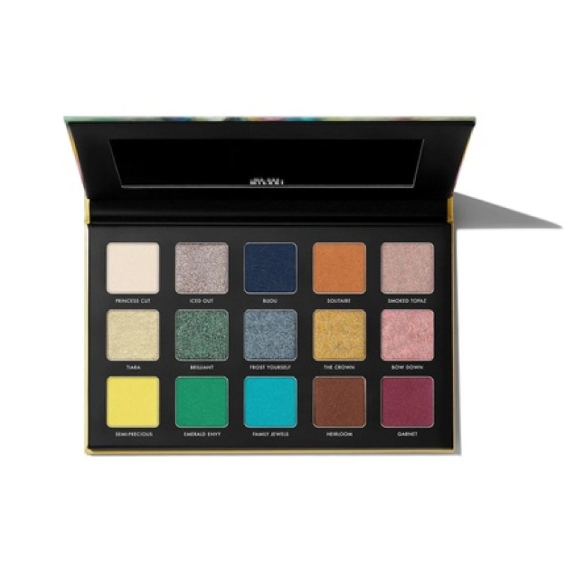 Milani Gilded Jewel Eyeshadow Palette 15 Hyper-Pigmented Eye Shadows