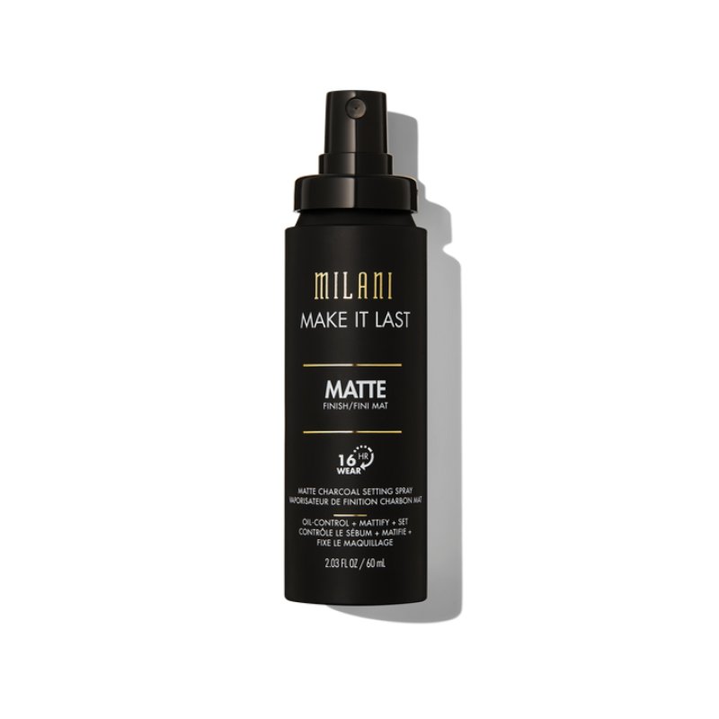 Milani Cosmetics Make It Last Matte Charcoal Spray fixateur de maquillage 60 ml