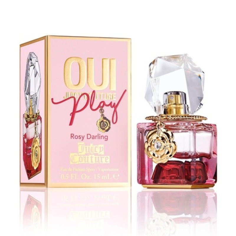Juicy Couture Oui Play Eau De Parfum Perfume for Women Rosy Darling 0.5 Fl Oz