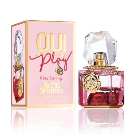 Juicy Couture Oui Play Eau De Parfum Perfume for Women Rosy Darling 0.5 Fl Oz