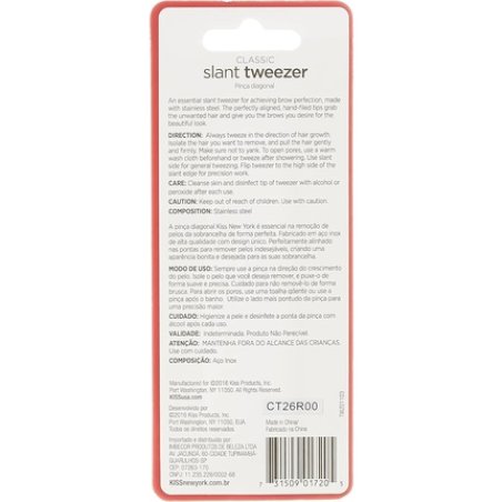 Kiss Deluxe Tweezer Slant Tip TWZ01