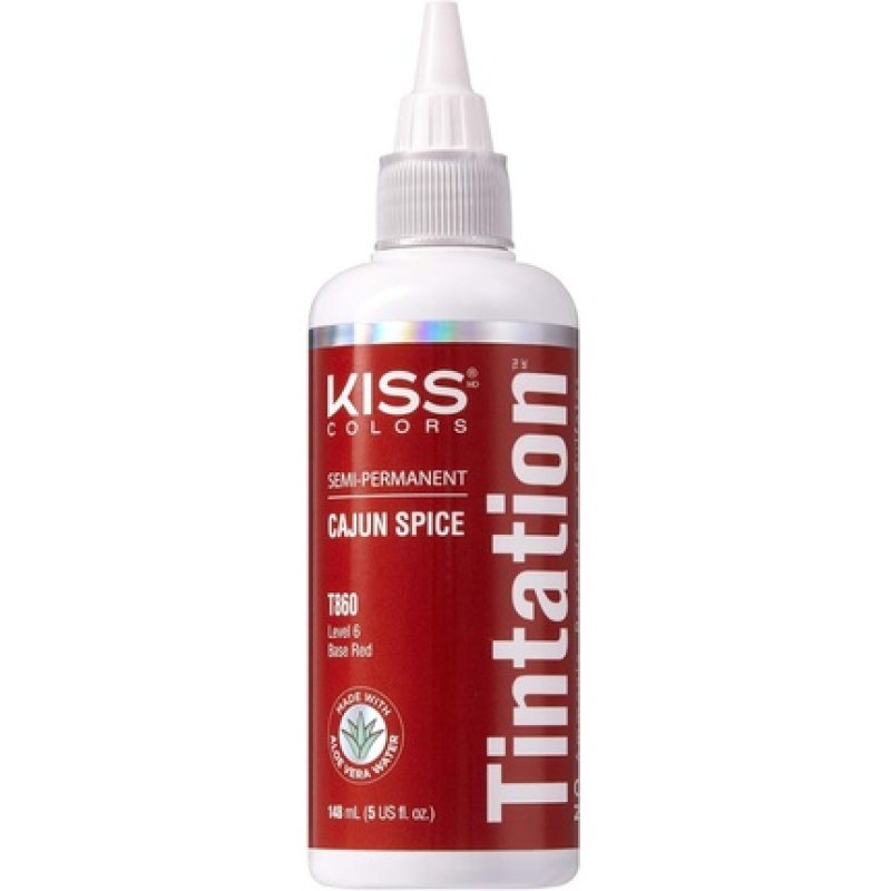 Kiss Tintation Semi-Permanent Hair Colour with Argan Oil and Aloe Vera - Cajun