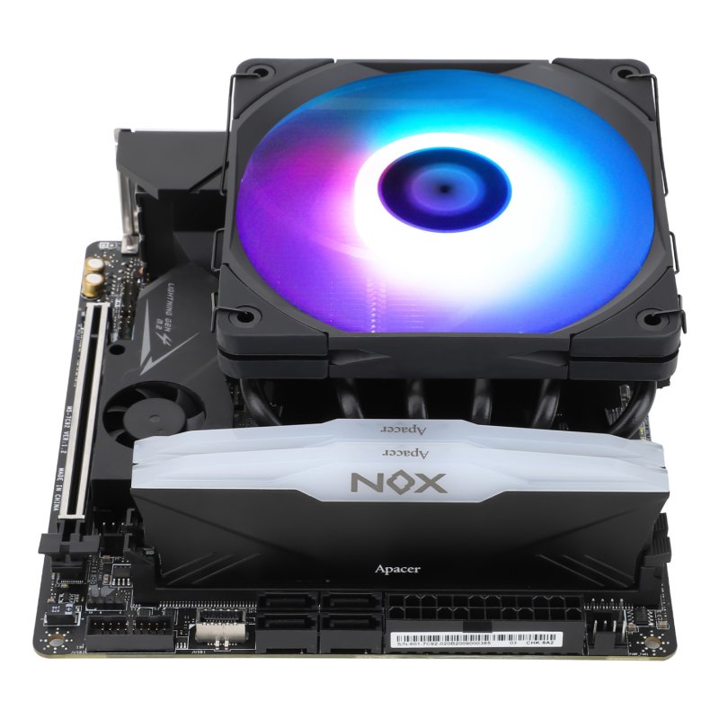 Thermalright AXP120-X67 Processor Heatsink/Radiator 12 cm Black