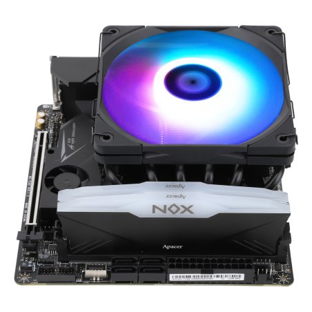 Thermalright AXP120 X67 ARGB Low Profile CPU-Kühler - 120mm, schwarz