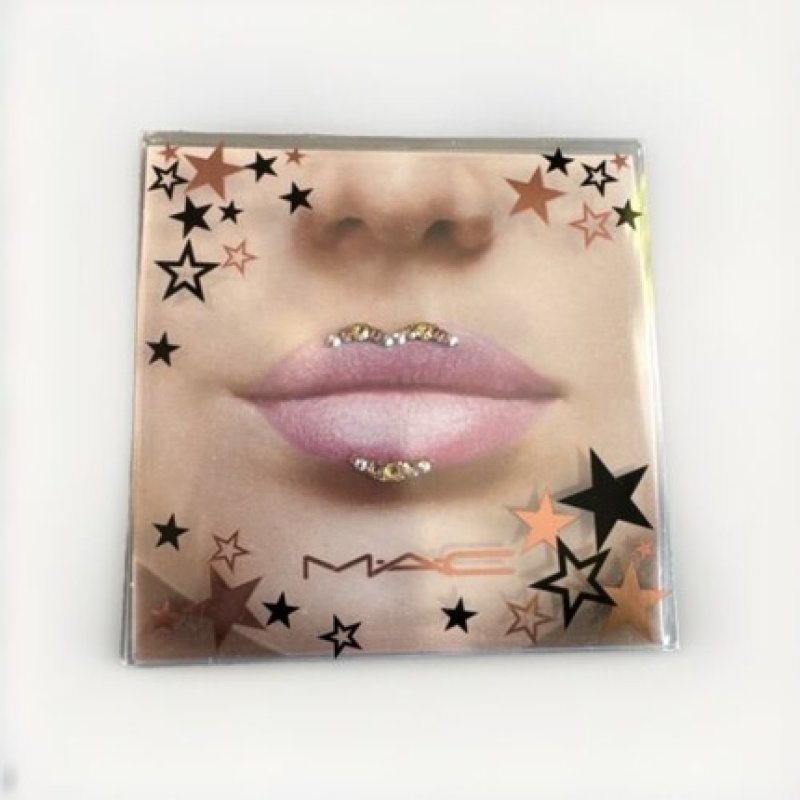 Mac Star Stud Earrings Jewelry Face & Body Stickers Silver