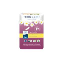 Natracare Maxi Pads Night Time 10 Pads