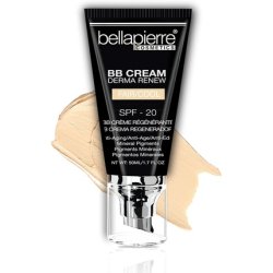 Bellapierre BB Cream SPF 20 Concealer Foundation Moisturizer Non-Toxic Paraben Free Pump Top Applicator 48 Grams Fair