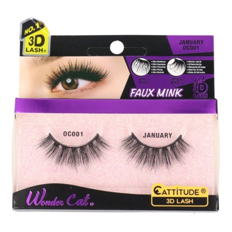 Ebin New York Wonder Cat Lash January - False Eyelashes