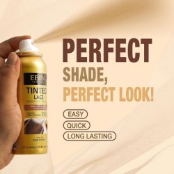 EBIN Tinted Lace Spray 80ml Medium Dark Brown