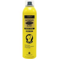 Wonder Lace Bond Ponytail Freeze Spray 8oz - Mega Hold for Fine Hair and Humidity
