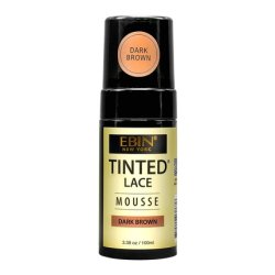 Ebin Tinted Lace Mousse - Medium Dark Brown, 3.38 Oz