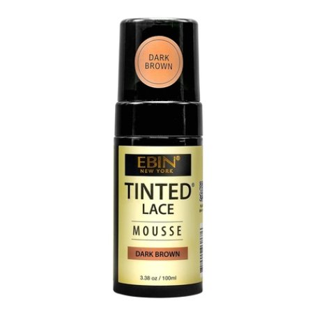 Ebin Tinted Lace Mousse - Medium Dark Brown, 3.38 Oz