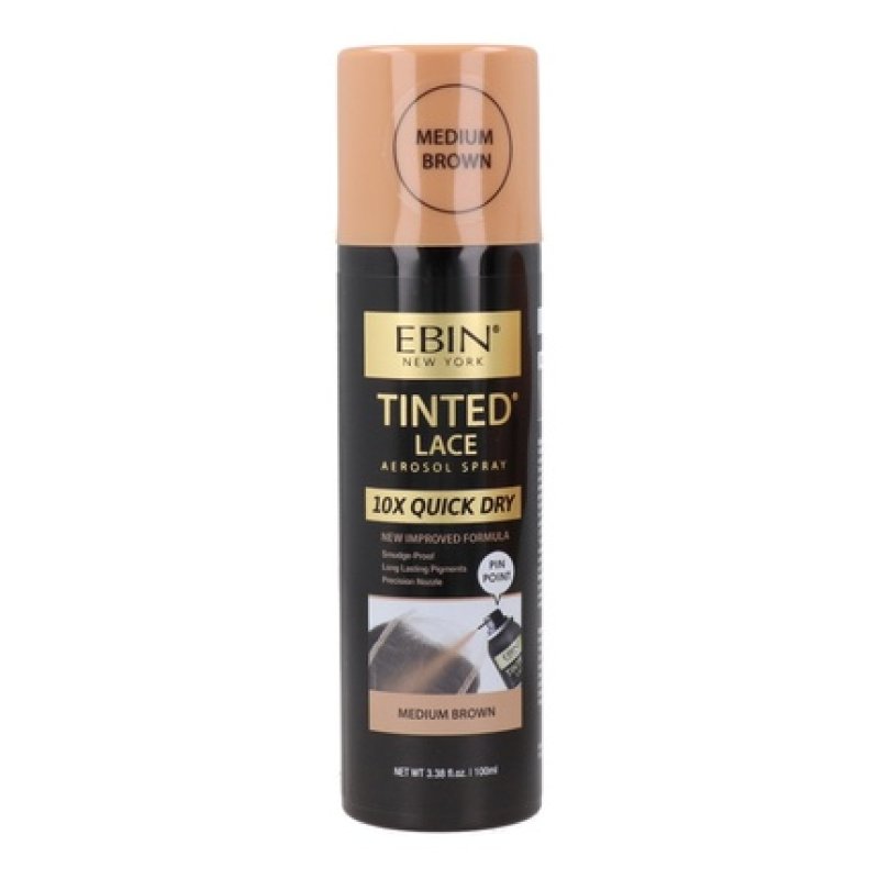 Ebin New York Quick Tinted Lace Spray Medium Brown - 100 Ml