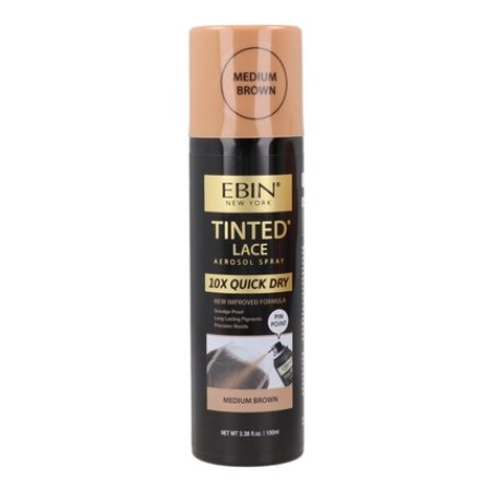 Ebin New York Quick Tinted Lace Spray Medium Brown - 100 Ml