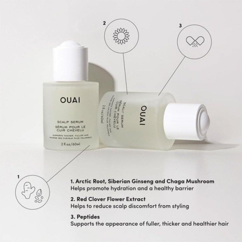 Ouai Scalp Serum Balancing Hair Serum with Red Clover Extract