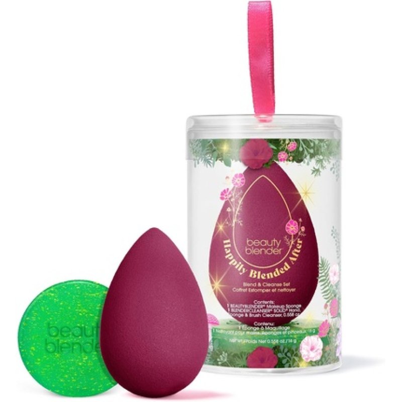 Beautyblender Happily Blended After Blend & Cleanse Beautyblender Set Makeup Sponge Vegan Cruelty Free Made in USA