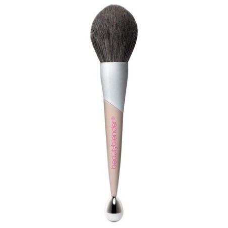beautyblender Big Boss Double-Sided Powder Brush for Setting Powder, Pressed Powder, Bronzer, and More with Cooling